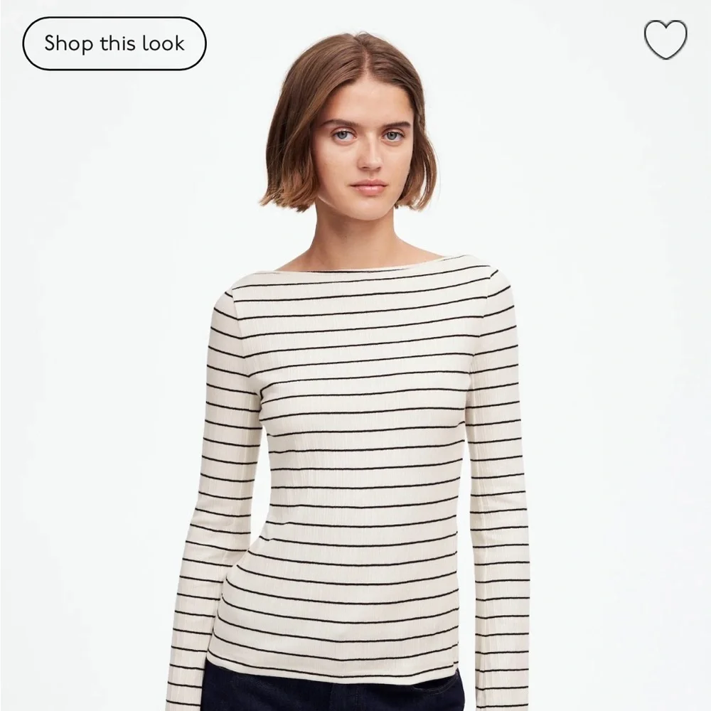Striped Long Sleeve Top - Picture 1 of 4